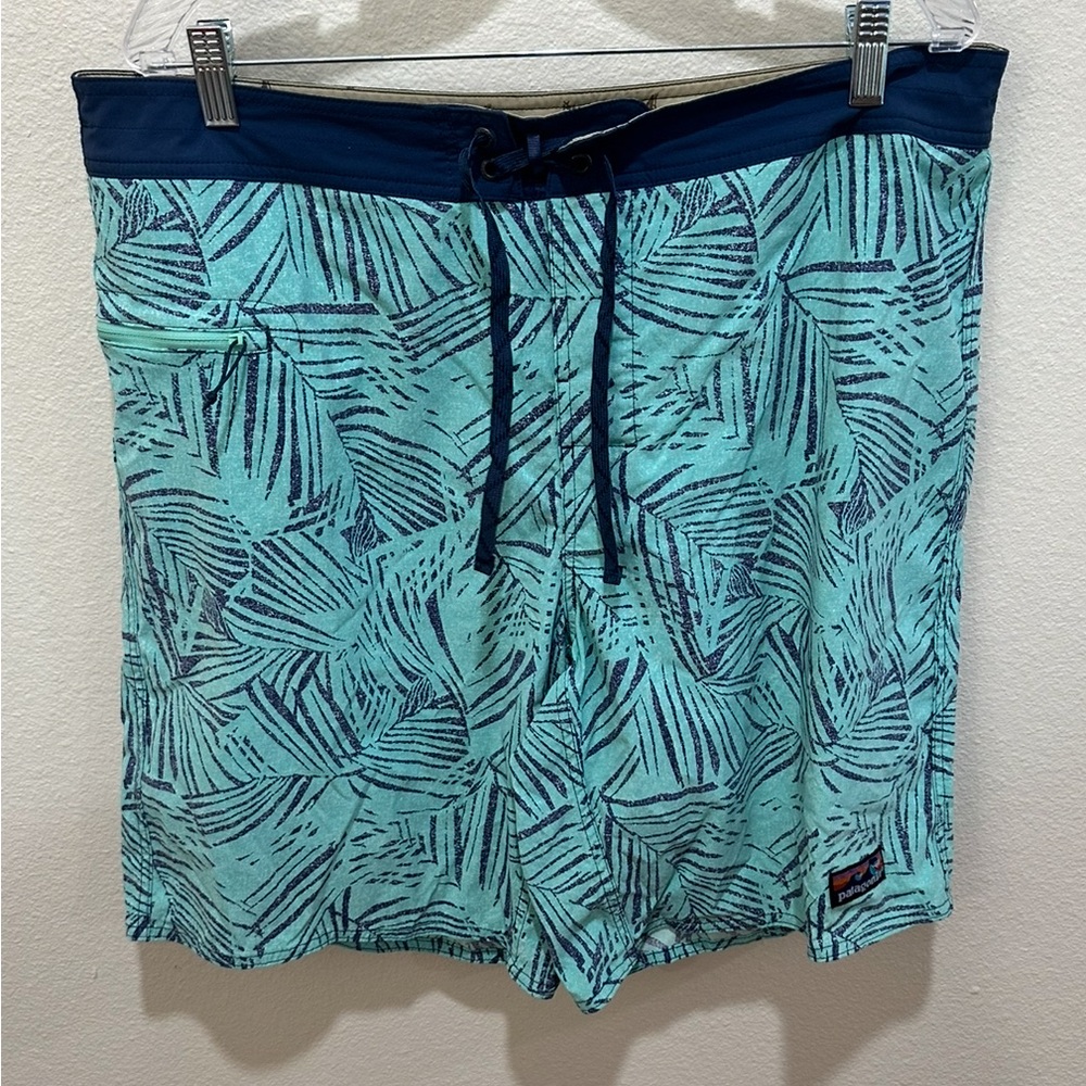 Patagonia Stretch Wavefarer
Boardshorts 40 Green Blue Style